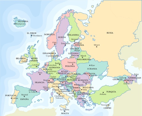 Mapa de Europa