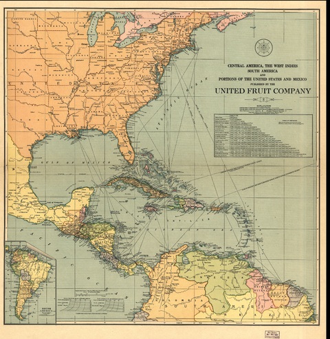 Central America, the West Indies, South America and portions of the United States and Mexico