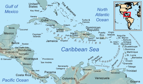 The Caribbean Map
