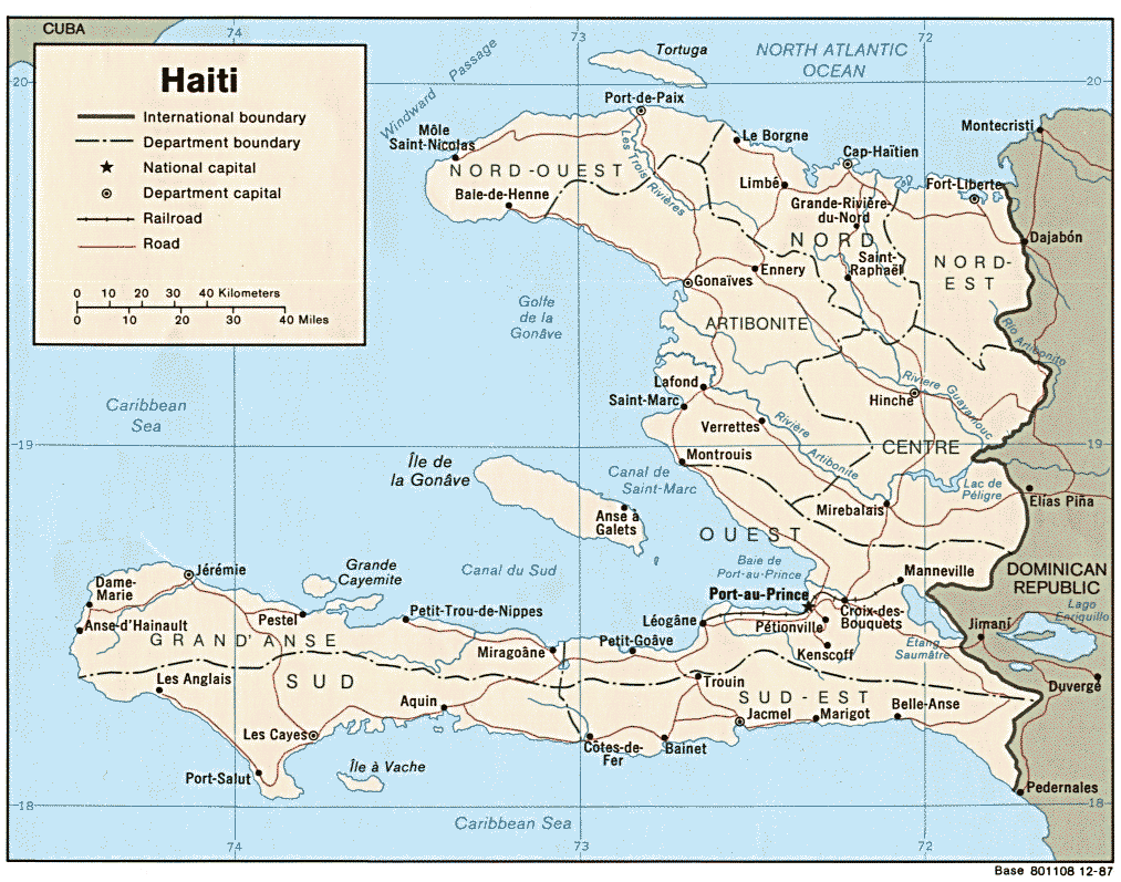 Haiti Political Map