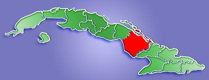 Mapa de Localización Provincia de Camagüey, Cuba