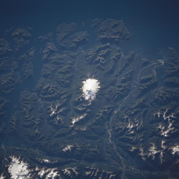 Mapa Satelital, Foto, Imagen Satelite de Monte Melimoyu, Chile