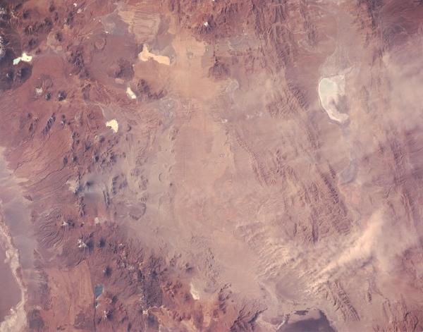 Mapa Satelital, Foto, Imagen Satelite del Volcan Lascar, Chile