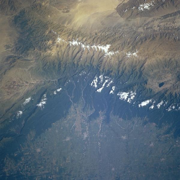 Photo, Image et Carte Satellite des Cordillères Aconquija et Cajon, Argentine