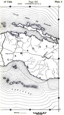 Mapa de Cuba (Central)