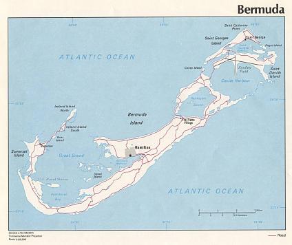 Mapa Politico de Bermuda
