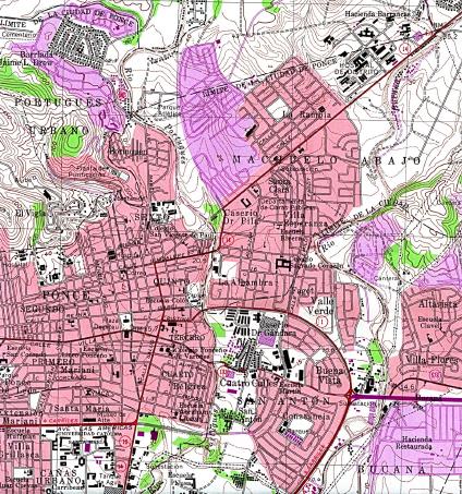 Ponce Topographic Map, Puerto Rico