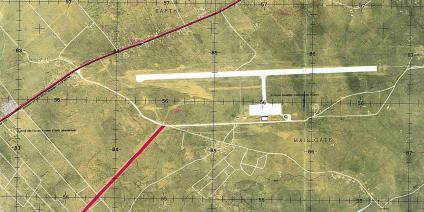 Port-au-Prince, Mais Gate Airport Orthophoto Map, Haiti