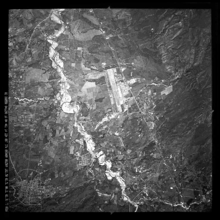 Satellite Image, Photo, Comayagua Valley, La Paz, Villa de San Antonio, Honduras