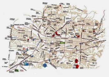 Mapa de San Salvador, El Salvador