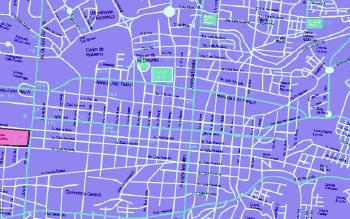 Plano del Centro Historico de San Salvador, El Salvador