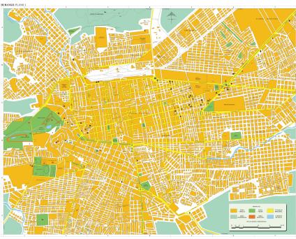 Carte de Durango, Durango, Mexique