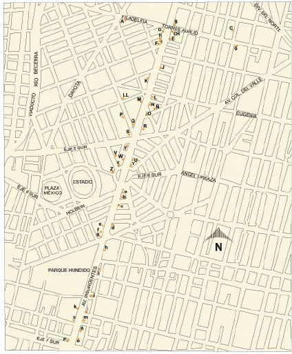 Carte de Nápoles-Nochebuena, Mexico D.F.