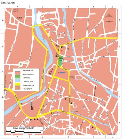 Carte de Puerto Ixmiquilpan, Hidalgo, Mexique