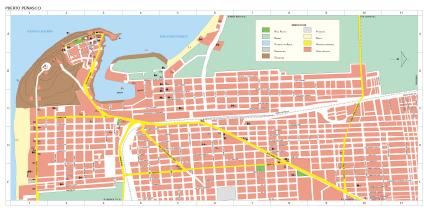 Carte de Puerto Peñasco, Sonora, Mexique