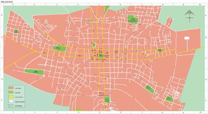 Carte de Valladolid, Yucatán, Mexique