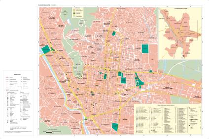 Carte de Ville Oaxaca de Juárez, Oaxaca, Mexique