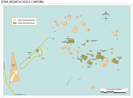 Zone Archéologique de Cantona, Puebla, Mexique