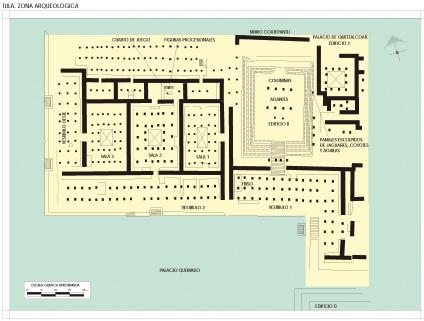 Zone Archéologique de Tula, Hidalgo, Mexique