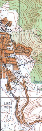 Map of Jinotega, Jinotega, Nicaragua