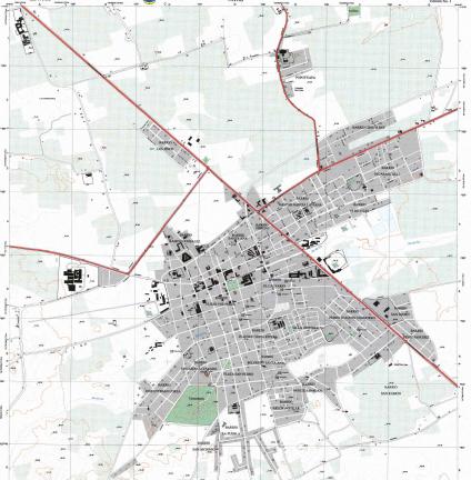 Mapa Detallado de Rivas, Rivas, Nicaragua