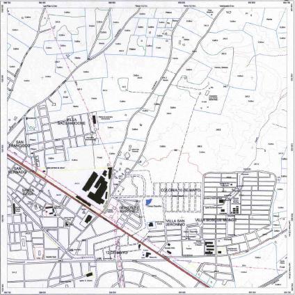 Mapa de Masaya (Cuadrante Norte-Este), Nicaragua