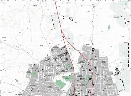 Mapa del Norte de la Ciudad de Esteli, Nicaragua