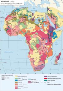Geología del continente africano.