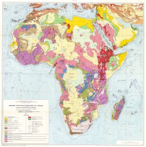 Mapa geológico de África