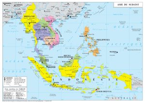 Mapa del Sudeste Asiático