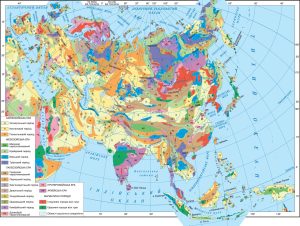 Mapa geológico de Eurasia