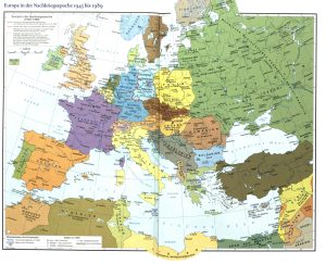 Europa en la posguerra de 1945 a 1989