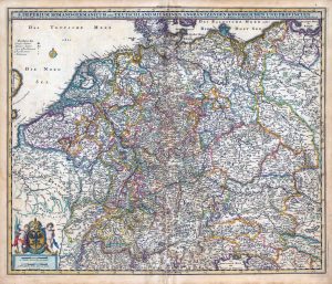 Mapa del Sacro Imperio Romano Germánico