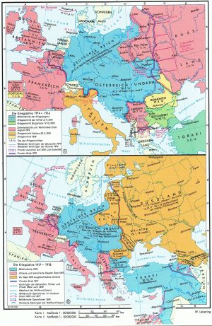 La Primera Guerra Mundial 1914-1918