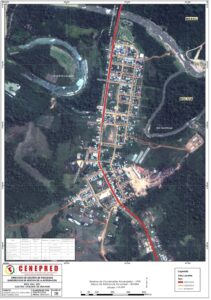 Red vial del centro urbano de Iñapari.