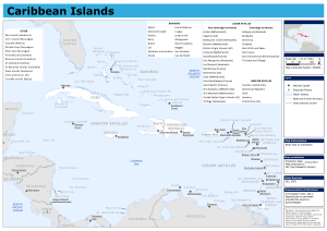 ¿Cuales son las islas del Caribe?