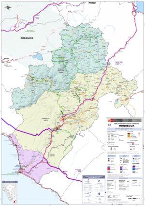 Las principales ciudades del departamento de Moquegua