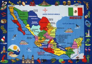 Mapa turístico pictórico de México