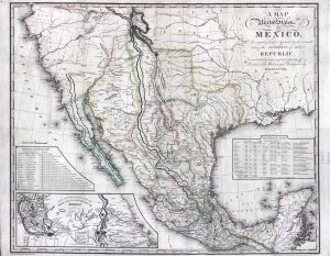 Mapa de los Estados Unidos Mexicanos de 1826