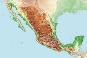 Mapa físico de México