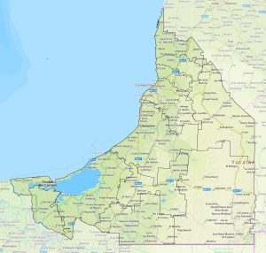 ¿Cuáles son las principales ciudades del estado de Campeche?