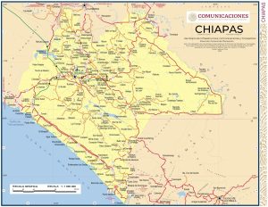 Mapa de Chiapas