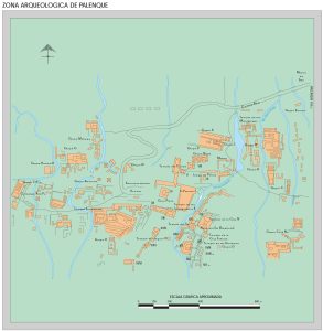 Zona arqueológica de Palenque.