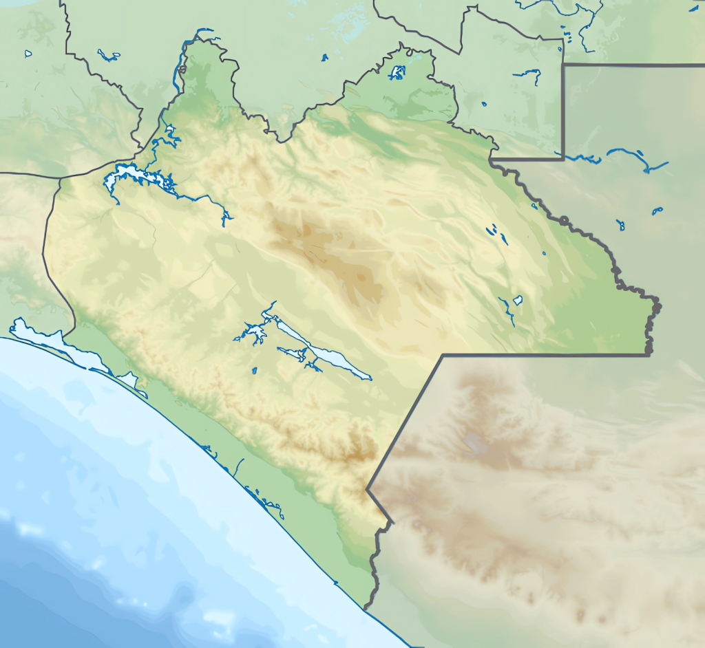 Chiapas Rojava Mapa mudo de Chiapas - Galería de mapas