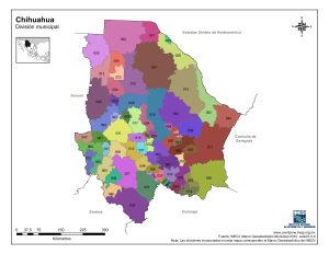 ¿Cuáles son los municipios del estado de Chihuahua?