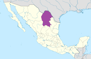 ¿Donde se encuentra el estado de Coahuila?