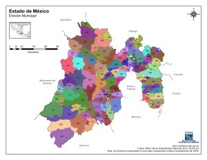 ¿Cuáles son los municipios del estado de México?