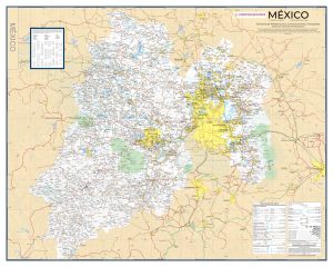 Mapa de carreteras del estado de México