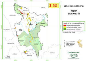 Minería en el departamento de San Martín