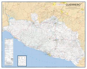 Mapa de carreteras de Guerrero